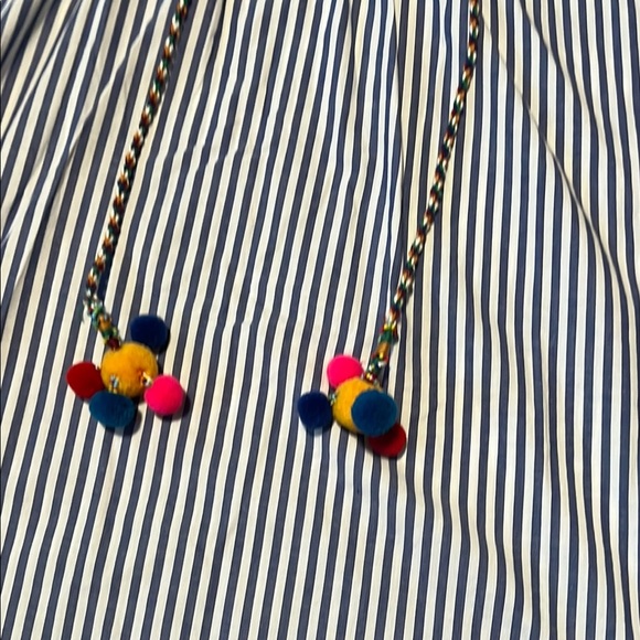 Kim & Cami Blue and White Dress with Embroidered boho. Large - Picture 2 of 5